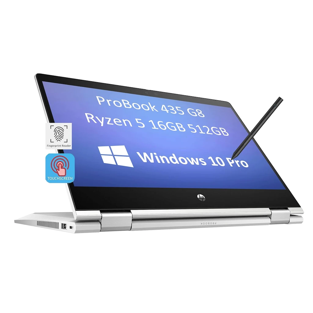HP Probook 435 G8 X360 13.3Inch FHD - Ryzen 5-5600U - AMD Radeon Graphics GPU - Touch 